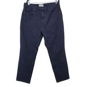 Everlane The Original Cheeky Crop Jeans Organic Cotton High Rise Black Denim